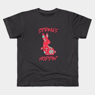 Springs hoppin Red Design Kids T-Shirt